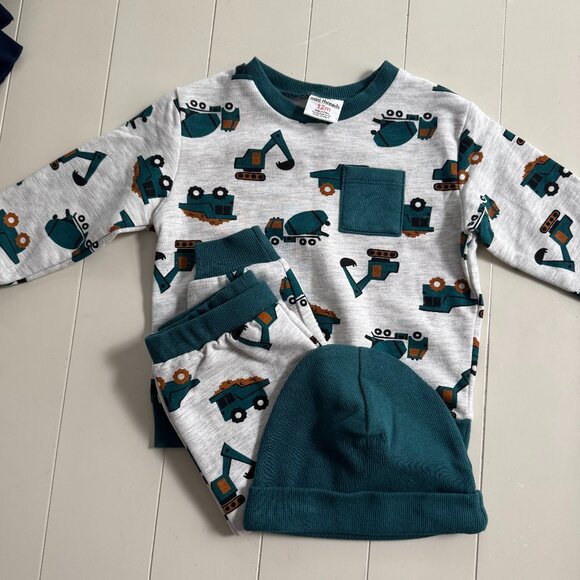 NWOT Petite Lem's Mini Threads | Ccnstruction 3pc set | 12m - Picture 1 of 5